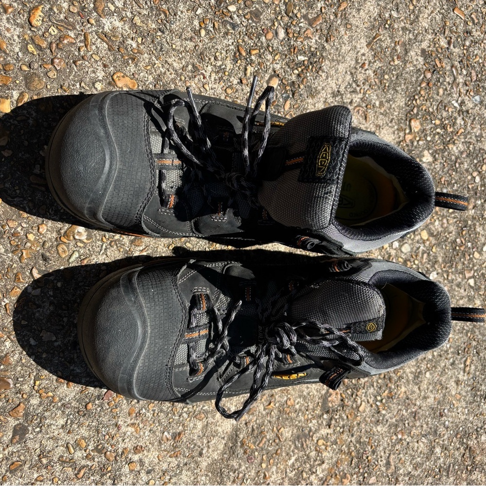 KEEN Utility Braddock Low Steel Toe Work Shoes Men’s 14 D Wide Black Work - Picture 2 of 8